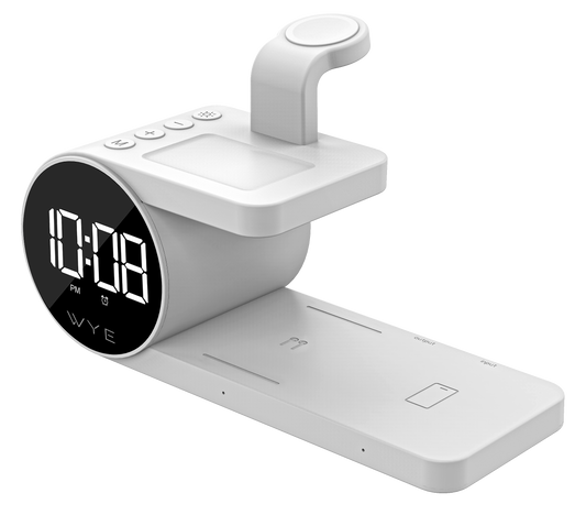 5-IN-1 Wireless Charging Dock with Clock